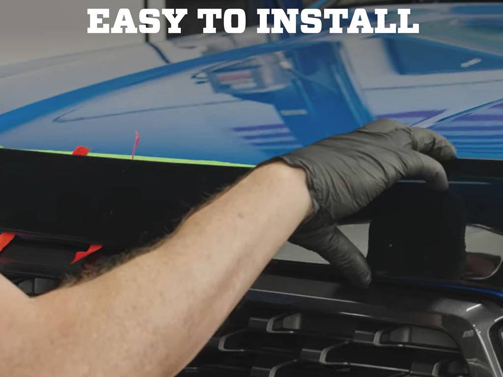 Husky Liners Bug Shield, Aeroskin®, Low Profile, Smoke, Acrylic, With 3M Adhesive Tape – 2842209