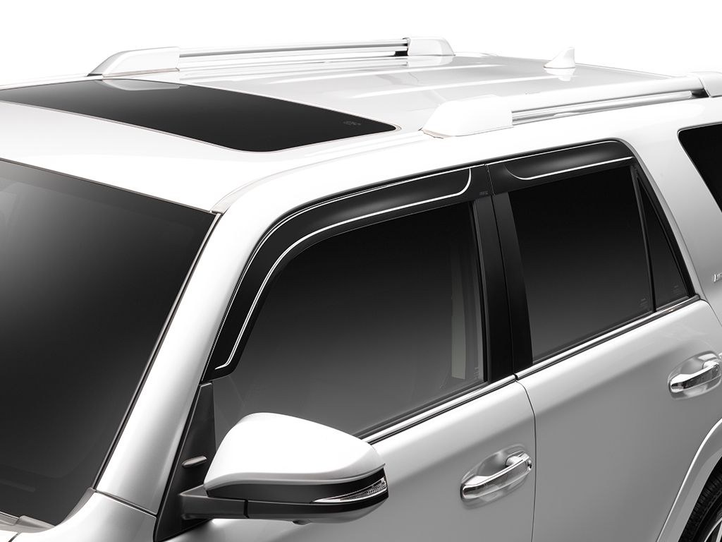 Husky Liners Rainguard, Ventvisor®, Low Profile, Tape-On, Smoke, Acrylic, Set of 4 – 2854027