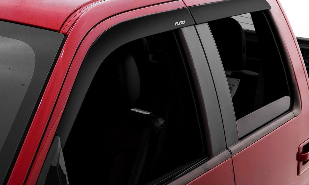 Husky Liners Rainguard, Ventvisor®, Low Profile, Tape-On, Smoke, Acrylic, Set of 4 – 2854069