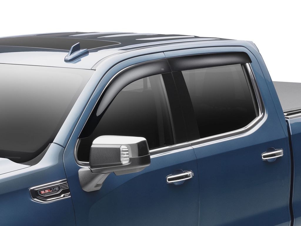 Husky Liners Rainguard, Ventvisor®, Low Profile, Tape-On, Smoke, Acrylic, Set of 4 – 2854075
