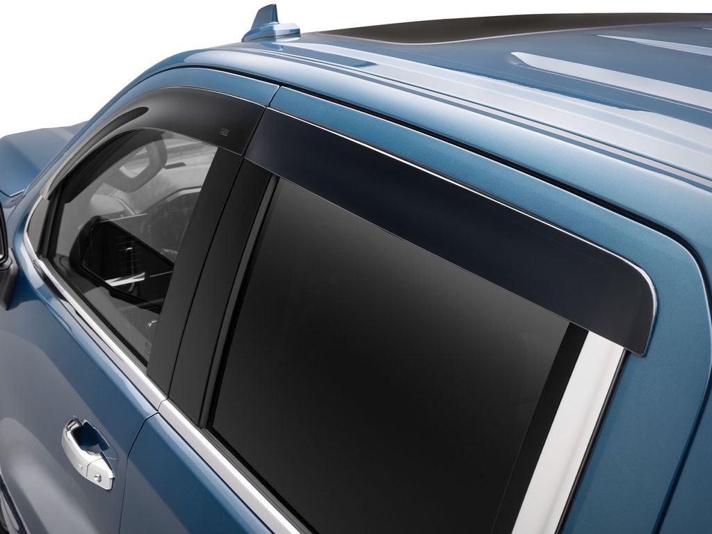 Husky Liners Rainguard, Ventvisor®, Low Profile, Tape-On, Smoke, Acrylic, Set of 4 – 2854075