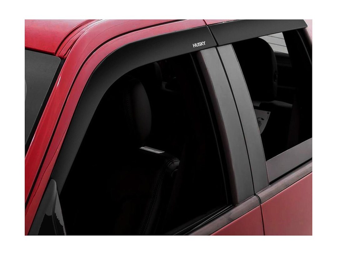 Husky Liners Rainguard, Ventvisor®, Low Profile, Tape-On, Smoke, Acrylic, Set of 4 – 2854098