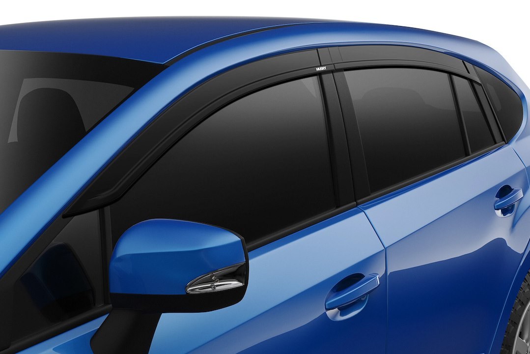 Husky Liners Rainguard, Ventvisor®, Low Profile, Tape-On, Smoke, Acrylic, Set of 4 – 2854123