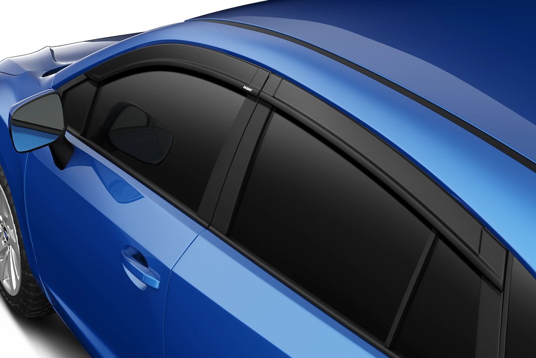 Husky Liners Rainguard, Ventvisor®, Low Profile, Tape-On, Smoke, Acrylic, Set of 4 – 2854123