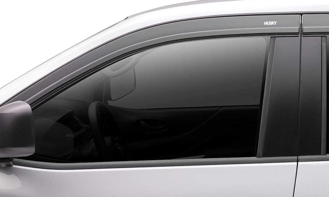 Husky Liners Rainguard, Ventvisor®, Low Profile, Tape-On, Smoke, Acrylic, Set of 4 – 2854123