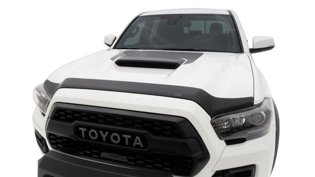 Husky Liners Bug Shield, Aeroskin®, Low Profile, Matte Black, ABS Thermoplastic, With 3M Adhesive Tape – 2877065