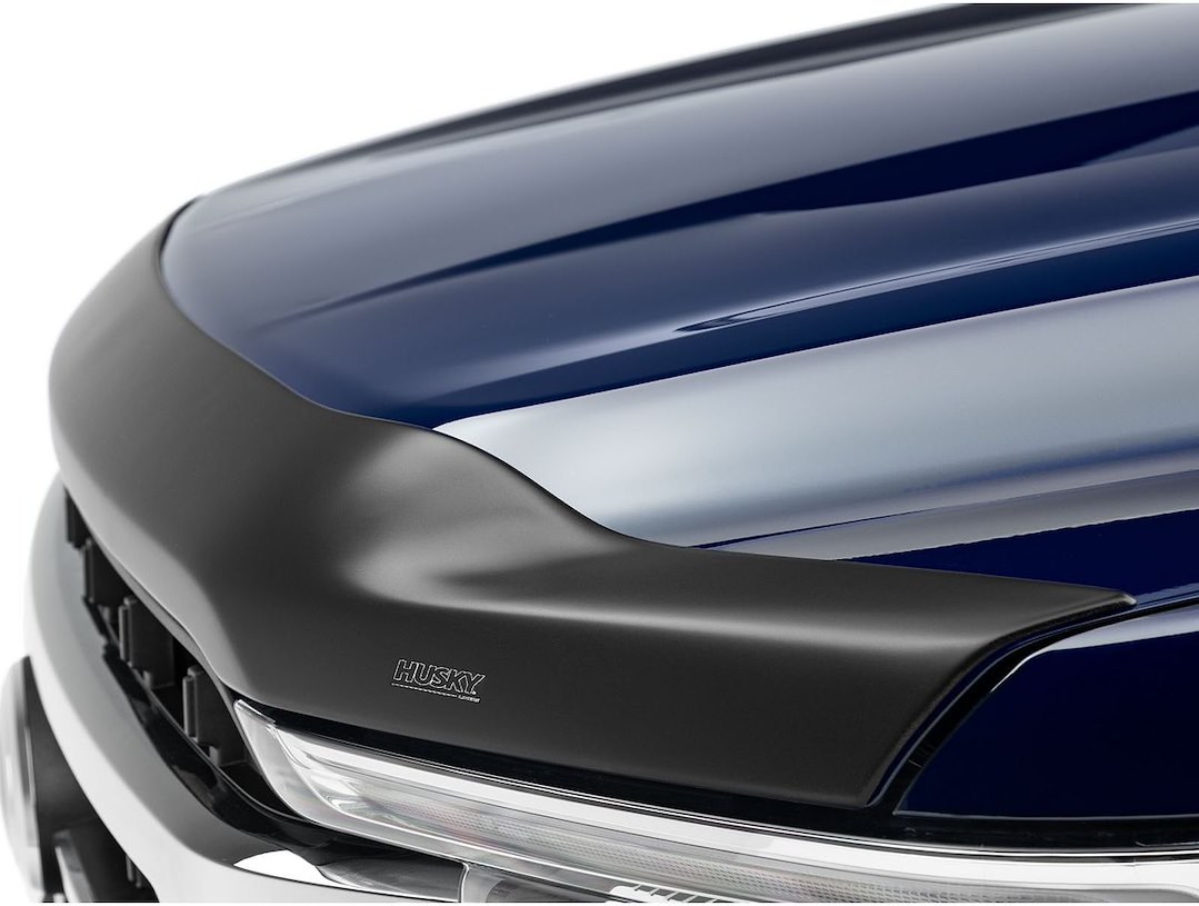 Husky Liners Bug Shield, Aeroskin®, Low Profile, Matte Black, ABS Thermoplastic, With 3M Adhesive Tape – 2877096