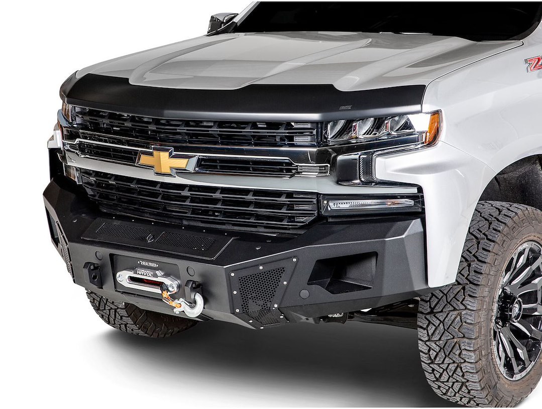 Husky Liners Bug Shield, Aeroskin®, Low Profile, Matte Black, ABS Thermoplastic, With 3M Adhesive Tape – 2877123