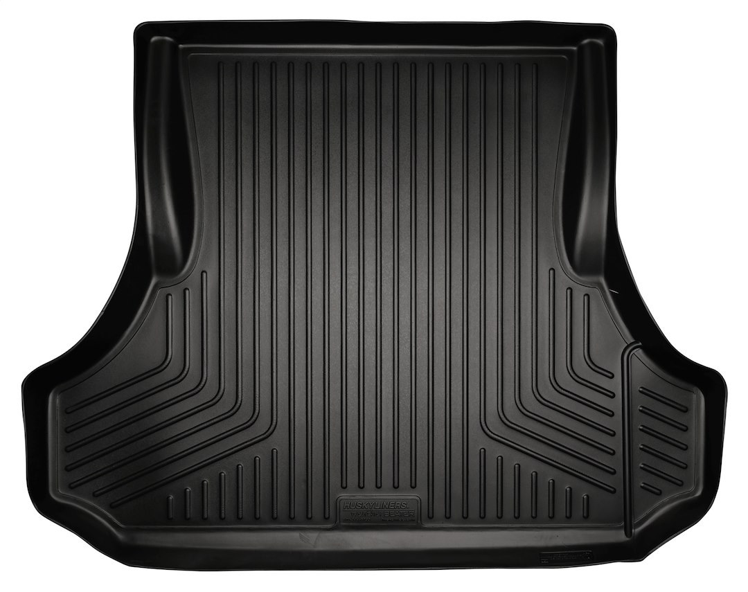 Husky Liners Cargo Area Liner, Weatherbeater™, Black, Raised Edge, Rubber, Non-Skid, Trunk – 40031