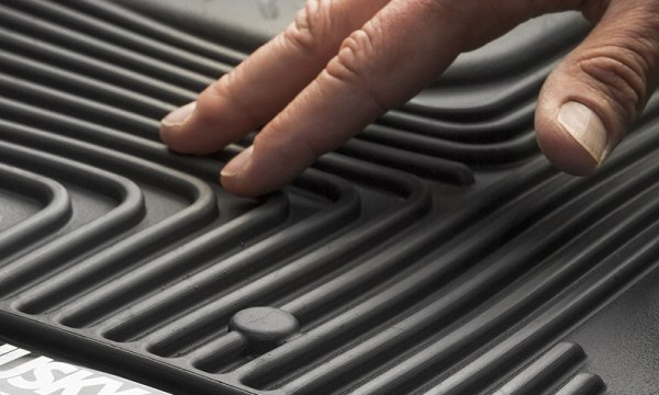 Husky Liners Floor Liner, X-Act Contour™, Molded Fit, Raised Ridge, Black, Thermoplastic Elastomer, 1 Piece – 51821