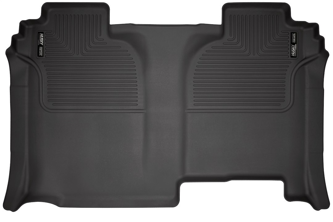 Husky Liners Floor Liner, X-Act Contour™, Black, Molded Fit, Raised Channels and Edges, Tpe – Thermoplastic Elastomer, 1 Piece – 52051