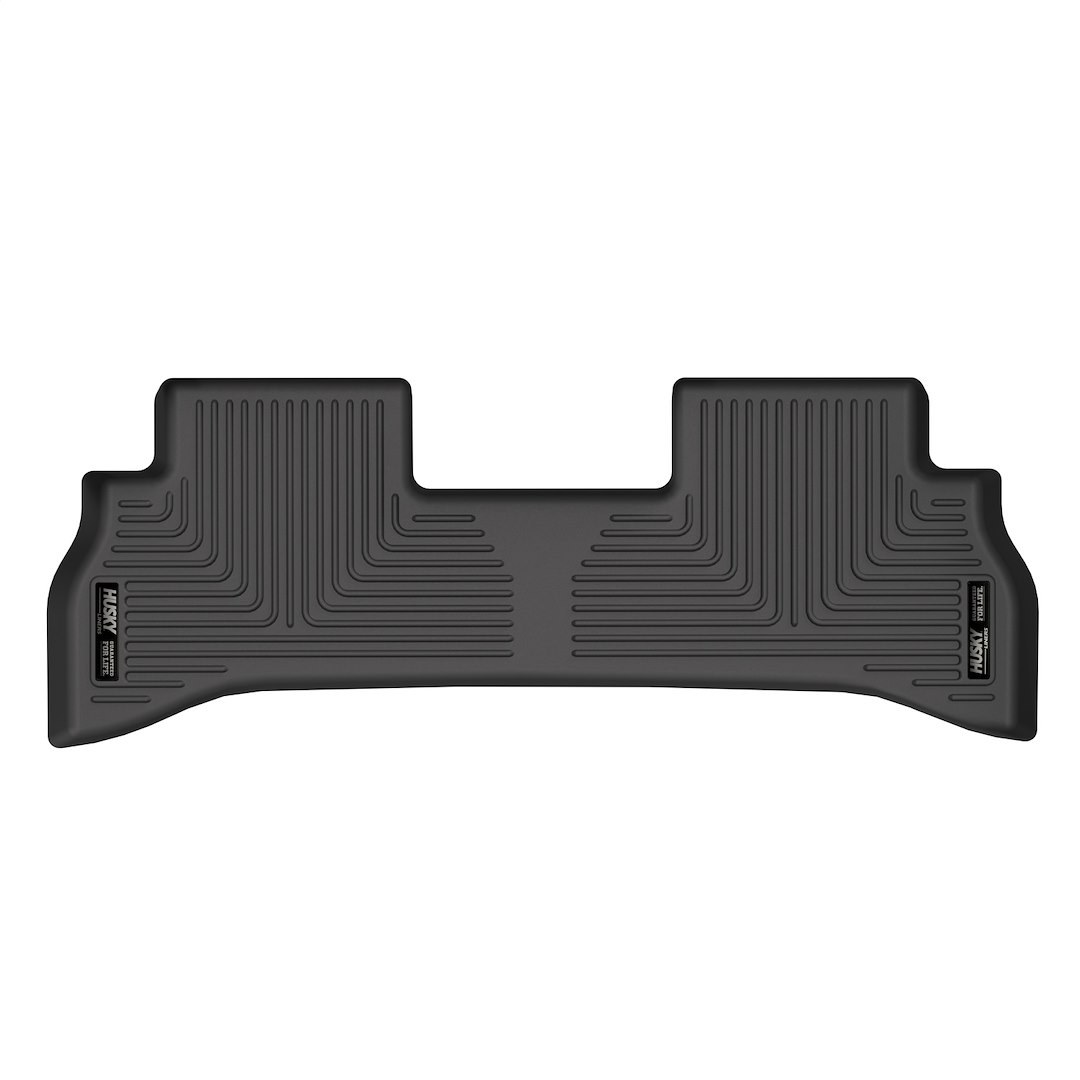 Husky Liners Floor Liner, X-Act Contour™, Black, Molded Fit, Raised Ridge, Thermoplastic Elastomer, 1 Piece – 53061