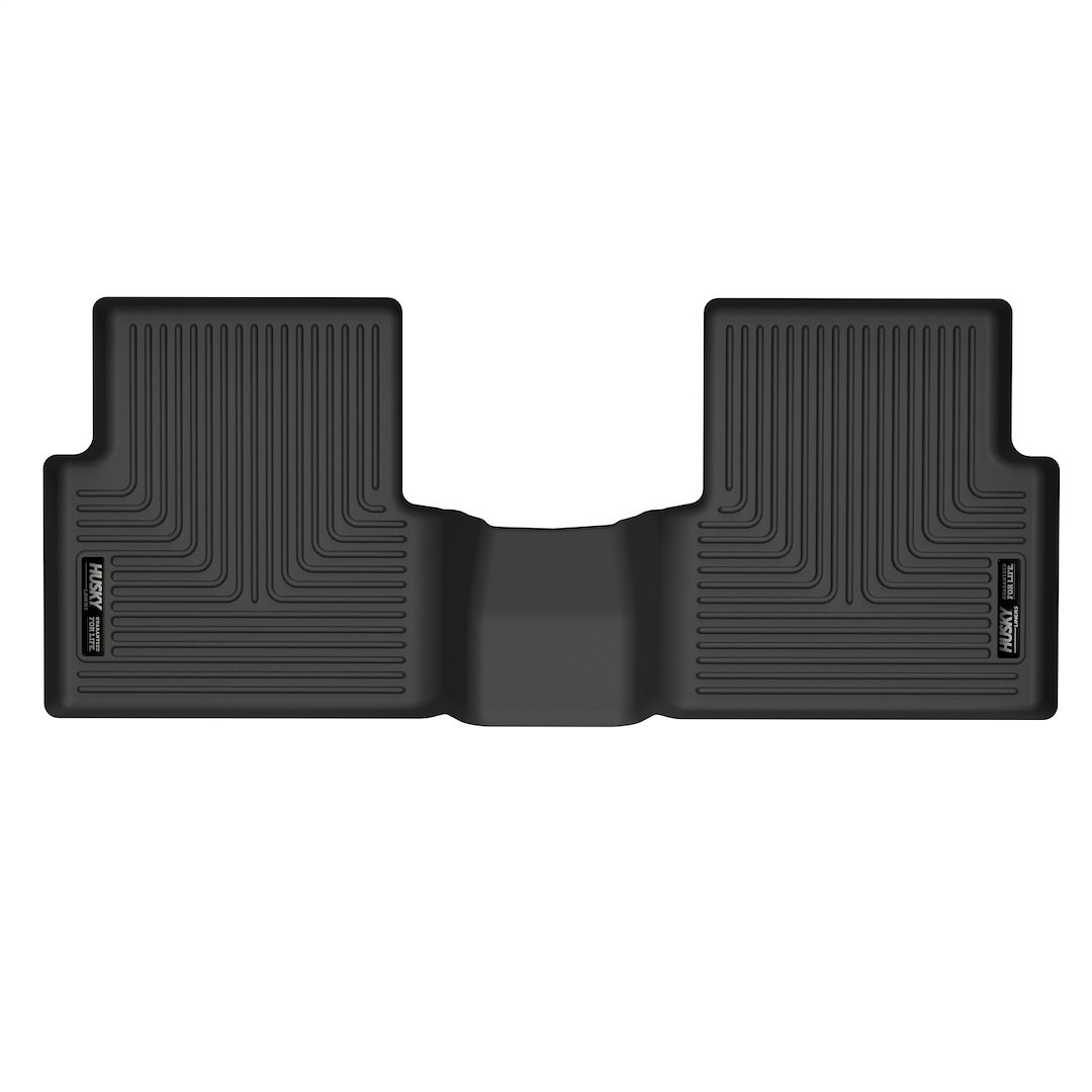 Husky Liners Floor Liner, X-Act Contour™, Black, Molded Fit, Raised Channels and Edges, Tpe – Thermoplastic Elastomer, 1 Piece – 53771