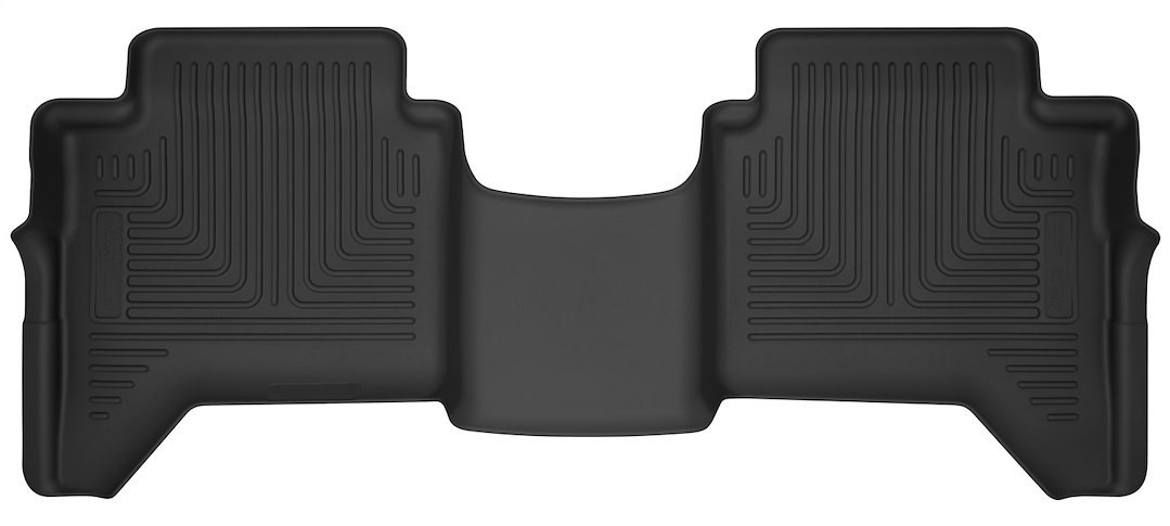 Husky Liners Floor Liner, X-Act Contour™, Black, Molded Fit, Raised Channels and Edges, Tpe (thermoplastic Elastomer), 1 Piece – 54711