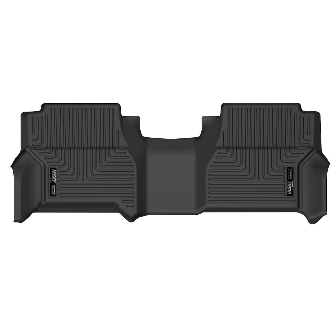 Husky Liners Floor Liner, X-Act Contour™, Black, Molded Fit, Raised Channels and Edges, Tpe – Thermoplastic Elastomer, 1 Piece – 54991