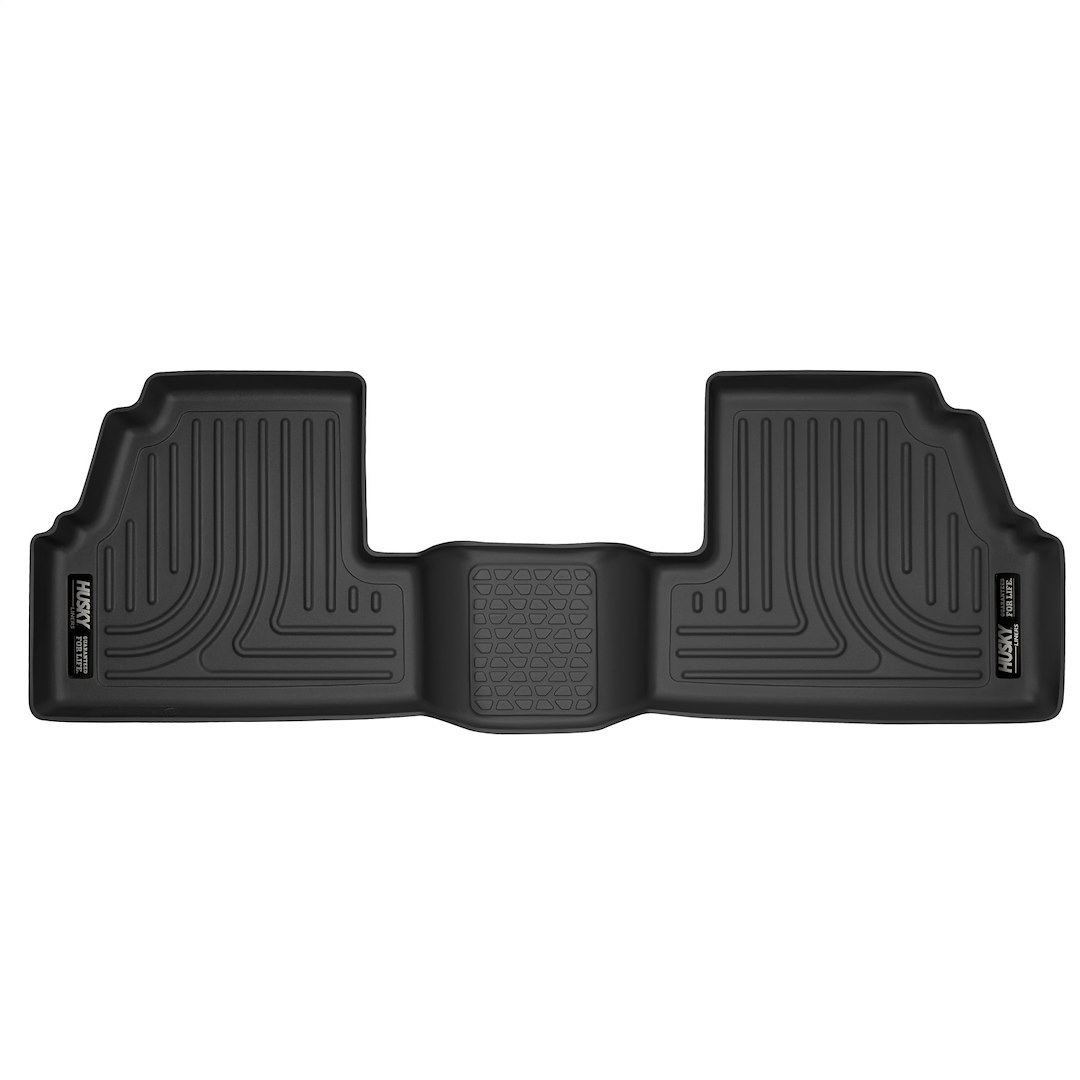 Husky Liners Floor Liner, X-Act Contour™, Black, Molded Fit, Raised Channels and Edges, Tpe – Thermoplastic Elastomer, 1 Piece – 55361