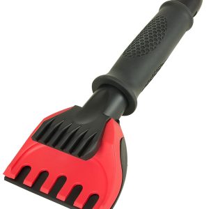 Hopkins Towing Solutions Ice Scraper/ Snow Brush, Vortex, Ice Chipper/ Frost Removal Head, 11 Inch Length, With Rubber Grip, Black, Plastic – 14120