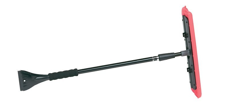 Hopkins Towing Solutions Ice Scraper/ Snow Brush, Arctic Plow ™, 16 Inch Foam Head and 4 Inch Scraper Blade, Non-Pivoting – 18833