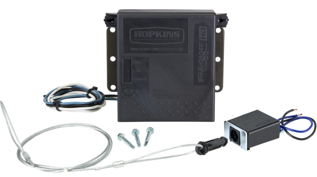 Hopkins Towing Solutions Trailer Breakaway System Kit, Breakaway Engager ™, For 1-2 Axle Capacity, 5 Amp Hour Battery – 20100