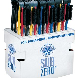 Hopkins Towing Solutions Ice Scraper/ Snow Brush, Super Deluxe ™, 4 Inch Width Bear Claw ® Blade and Side Brush, Non-Pivoting, 22 Inch Length – 2248FD