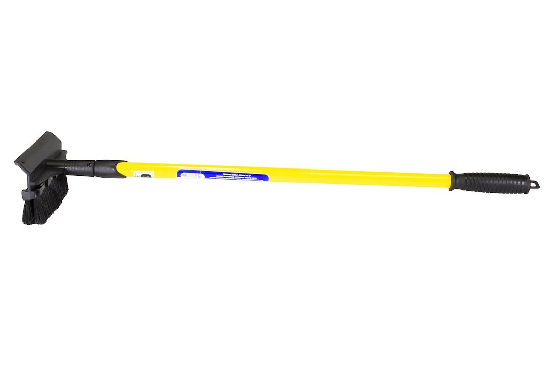 Hopkins Towing Solutions Ice Scraper/ Snow Brush, Snowbroom, 8-1/2 Inch Width Broom and Blade/ Without Ice Scraper, Non-Pivoting – 2610XB