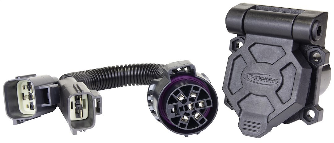 Hopkins Towing Solutions Trailer Wiring Connector, Endurance ™, 7-WAY Blade, Plug-IN Simple ® – 40164