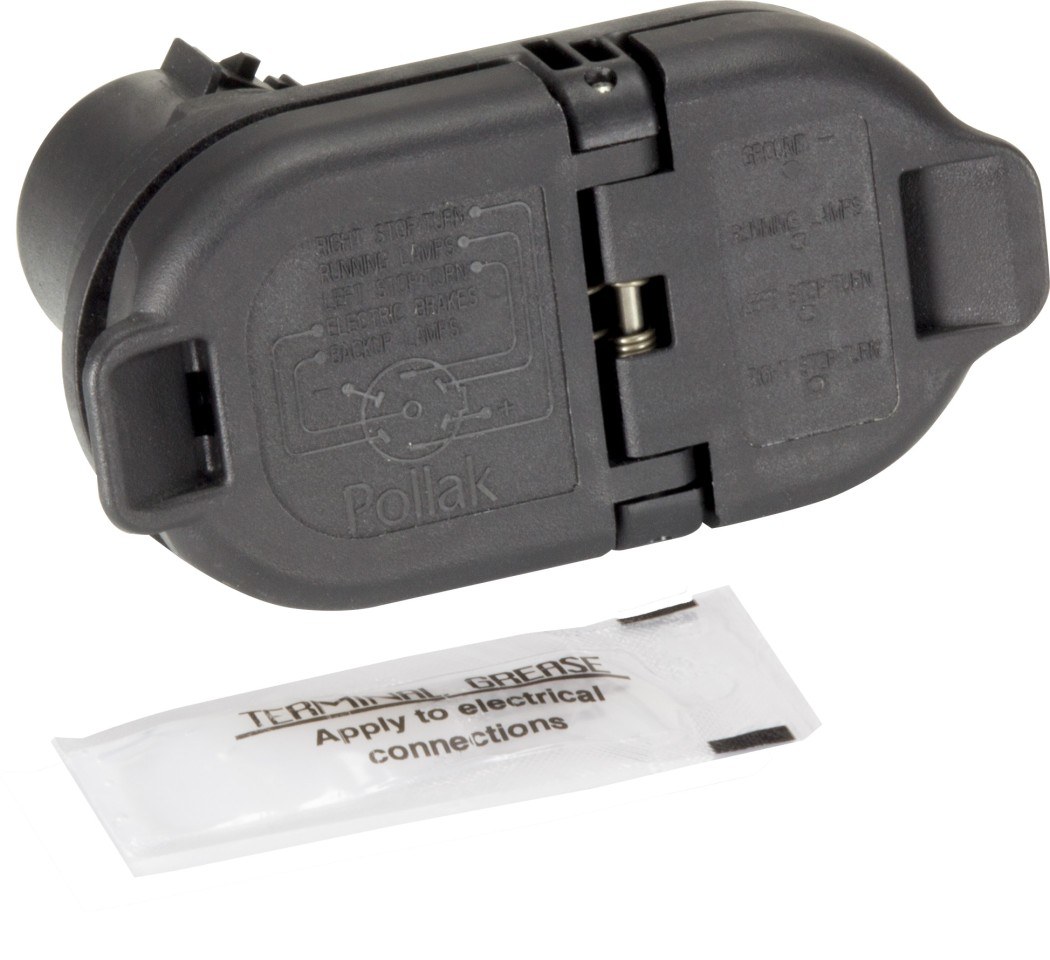 Hopkins Towing Solutions Trailer Wiring Connector, OEM Series, 7-WAY Blade and 4-WAY Flat, Utilizes OEM Connectors – 40974