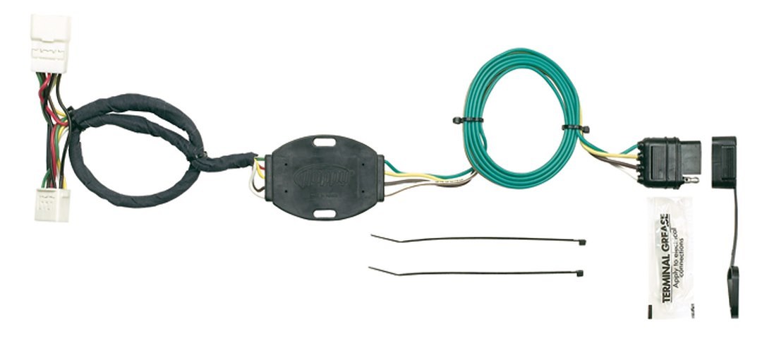 Hopkins Towing Solutions Trailer Wiring Connector, OEM Series, 4-WAY Flat, Utilizes OEM Connectors – 42465