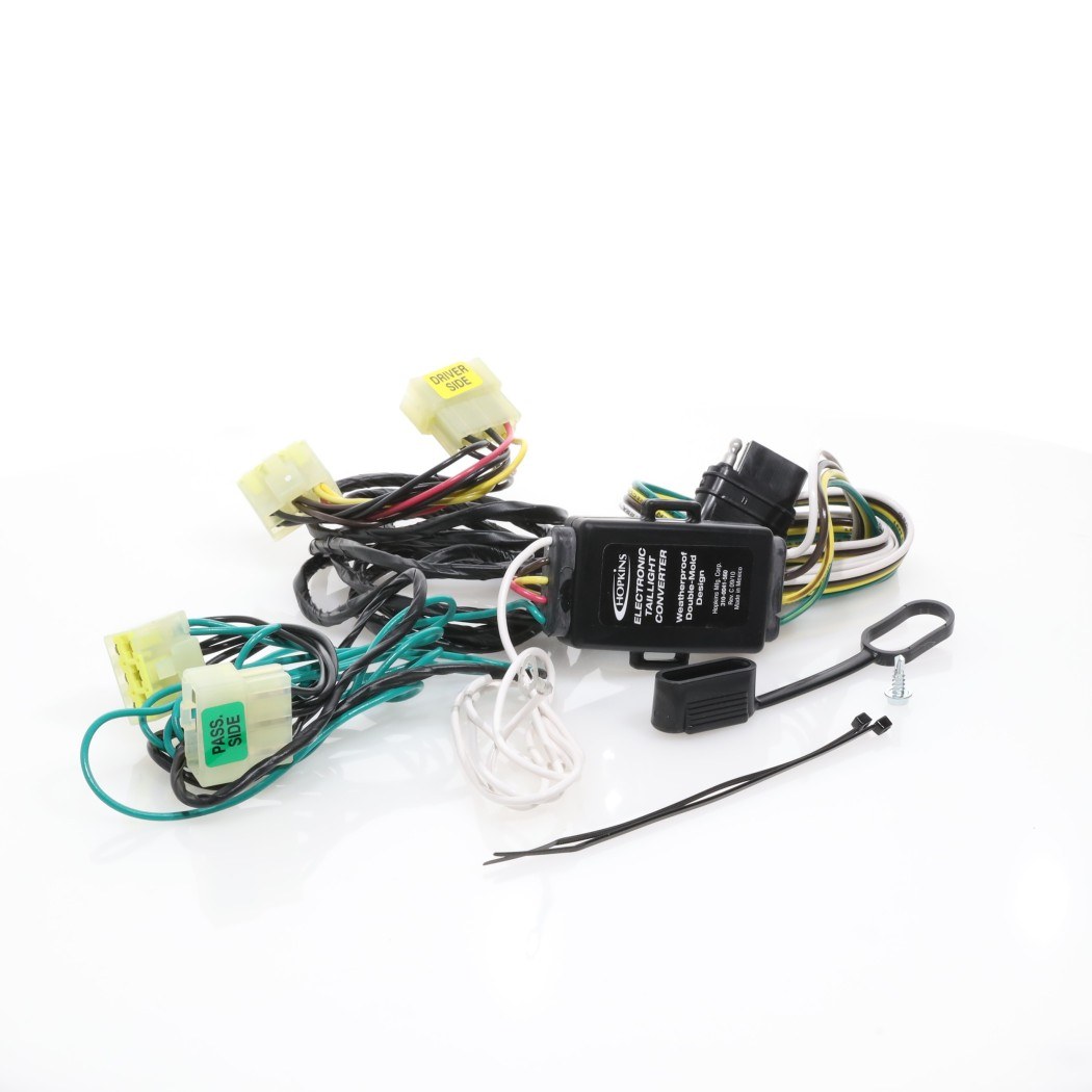 Hopkins Towing Solutions Trailer Wiring Connector, OEM Series, 4-WAY Flat, Utilizes OEM Connectors – 43315