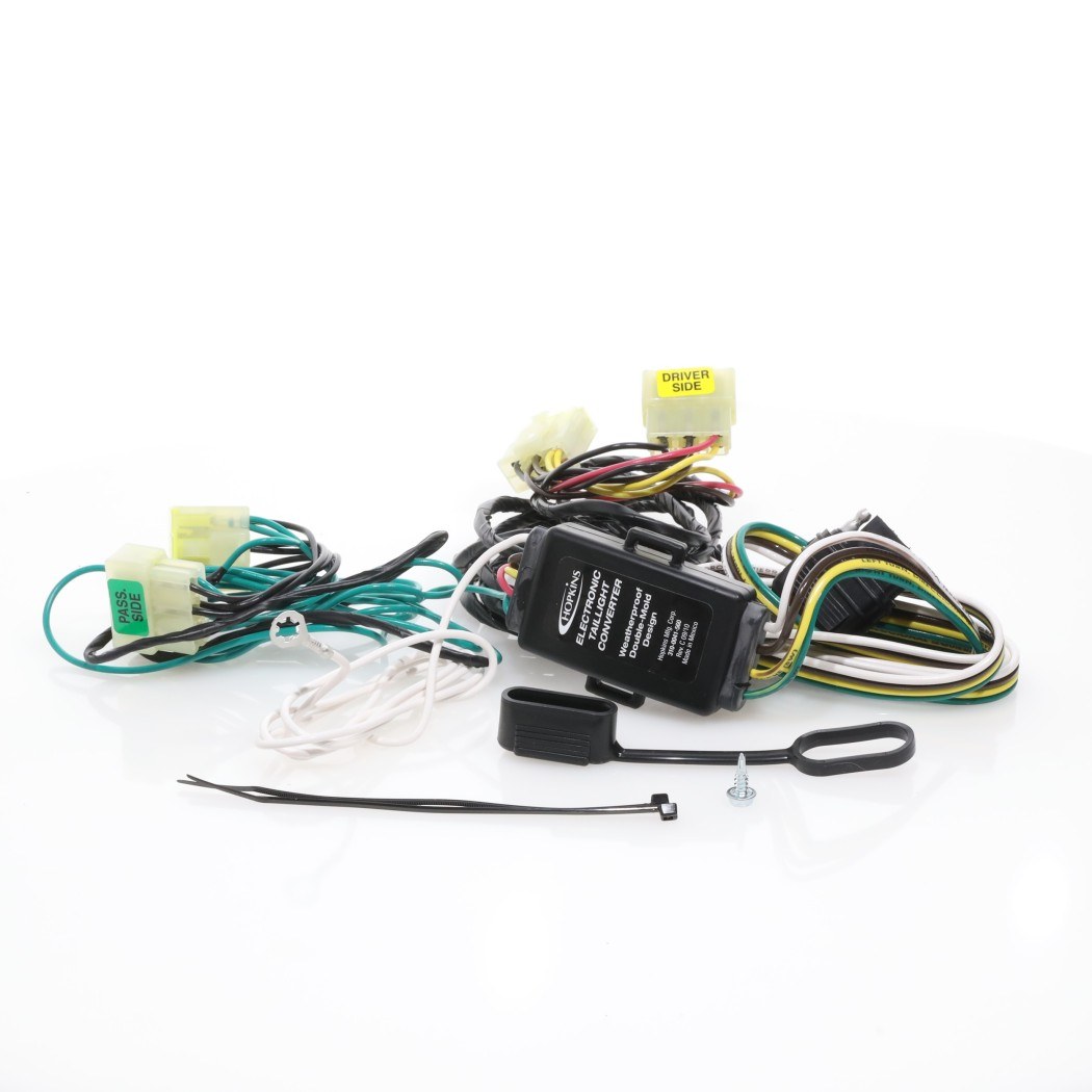 Hopkins Towing Solutions Trailer Wiring Connector, OEM Series, 4-WAY Flat, Utilizes OEM Connectors – 43315