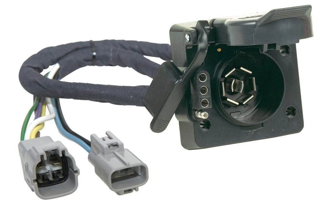 Hopkins Towing Solutions Trailer Wiring Connector, Multi Tow ®, 7-WAY Blade and 4-WAY Flat, Utilizes OEM Connectors – 43395