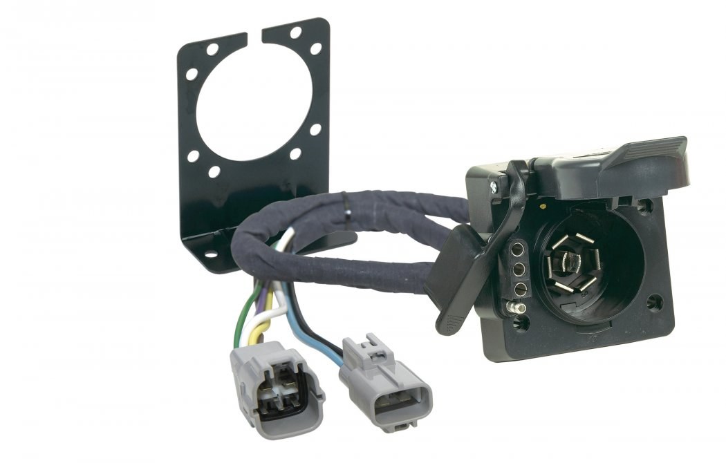 Hopkins Towing Solutions Trailer Wiring Connector, Multi Tow ®, 7-WAY Blade and 4-WAY Flat, Utilizes OEM Connectors – 43395