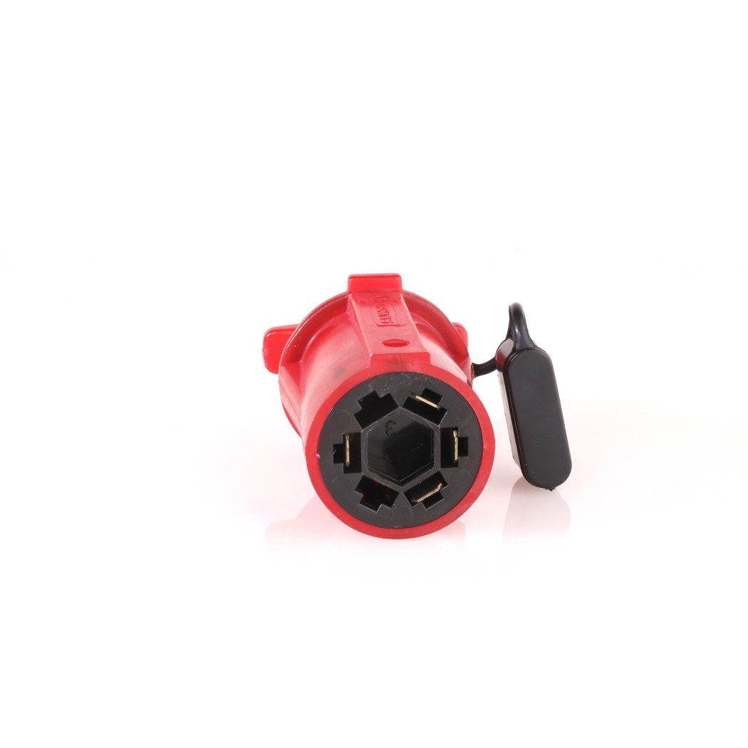 Hopkins Towing Solutions Trailer Wiring Connector Adapter, Plug IN Simple ™, 7-WAY Blade to 4 Flat, LED Testing Function – 47335
