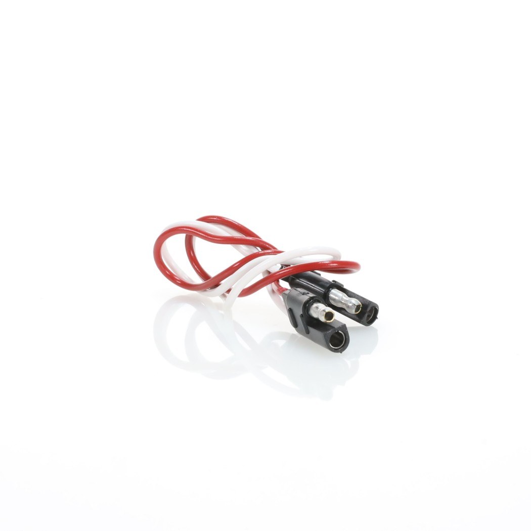 Hopkins Towing Solutions Trailer Wiring Connector Extension, 2 Pole Flat Plug, 12 Inch Length, Single – 47965