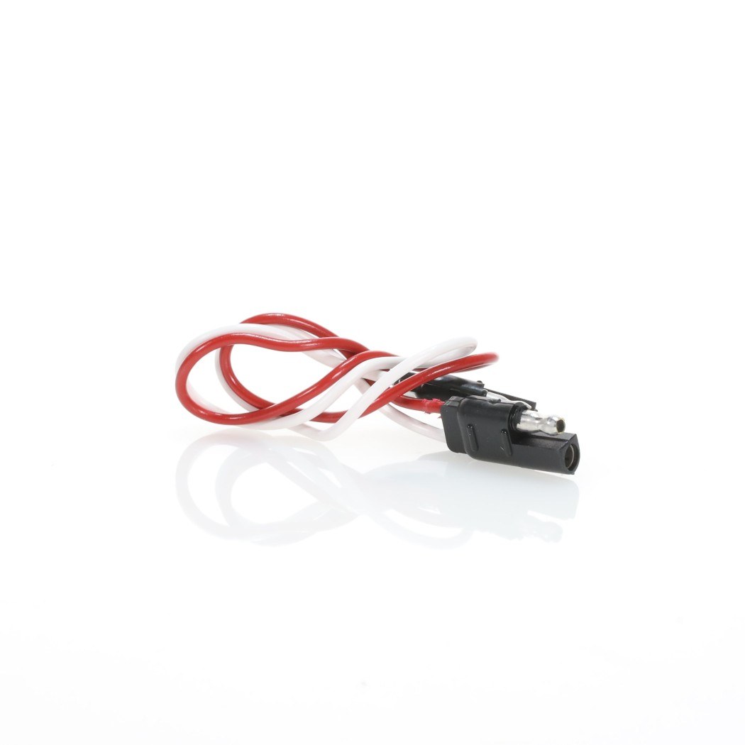 Hopkins Towing Solutions Trailer Wiring Connector Extension, 2 Pole Flat Plug, 12 Inch Length, Single – 47965