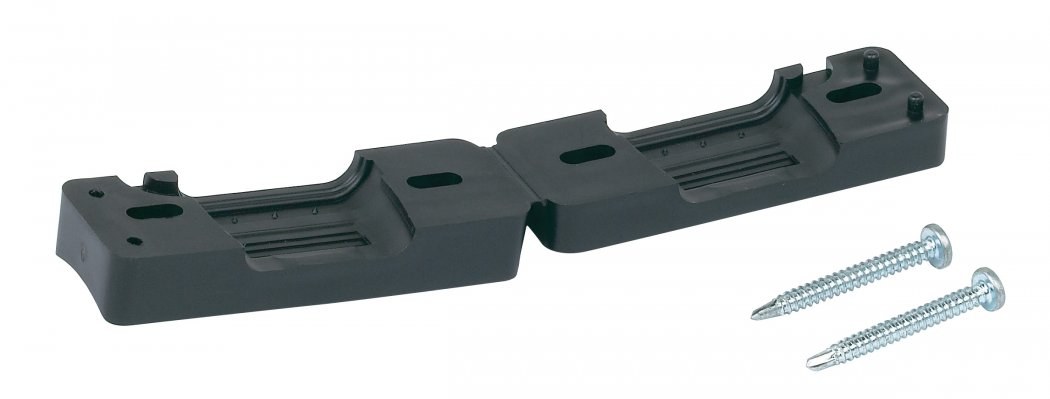 Hopkins Towing Solutions Trailer Wiring Connector Mounting Bracket, For Use with 4 Way Connectors, Black, Single, Without 4 Wire Flat – 48595