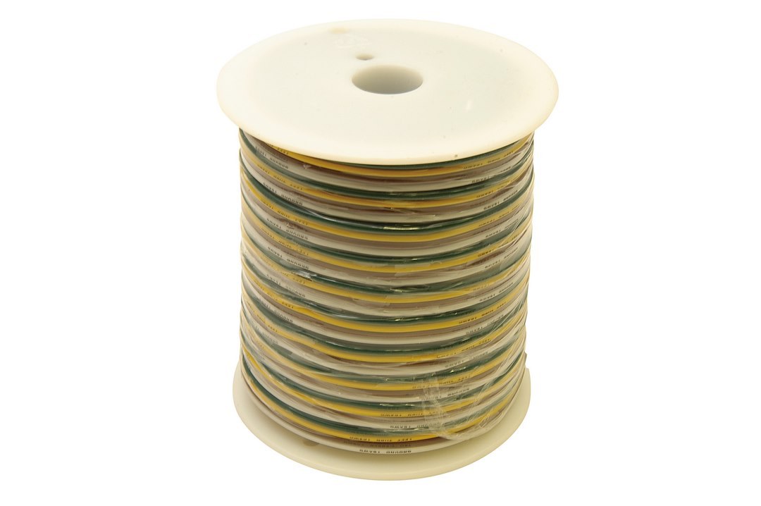 Hopkins Towing Solutions Trailer Wire, 4 Wire, Bonded, Stranded Conductor, 16 Gauge on Ground/ 18 Gauge on All Others, 100 Feet Roll – 49955