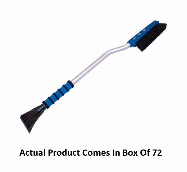 Hopkins Towing Solutions Ice Scraper/ Snow Brush, 35 Inch Length, With Snowbrush and Ice Scraper, Quarter Pallet, Box of 72 – QP72-999CT