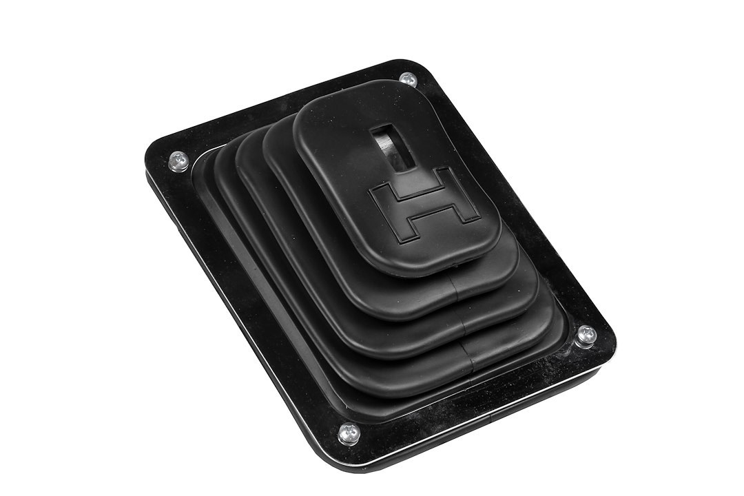 Hurst Inc. Shifter Boot, For Use with B4 Shifters, 6-1/2 Inch Length X 5-1/4 Inch Width X 5-1/2 Inch Height, Black, Rubber – 1144580