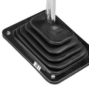 Hurst Inc. Shifter Boot, For Use with B4 Shifters, 6-1/2 Inch Length X 5-1/4 Inch Width X 5-1/2 Inch Height, Black, Rubber – 1144580