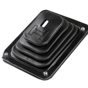 Hurst Inc. Shifter Boot, For Use with B4 Shifters, 6-1/2 Inch Length X 5-1/4 Inch Width X 5-1/2 Inch Height, Black, Rubber – 1144580