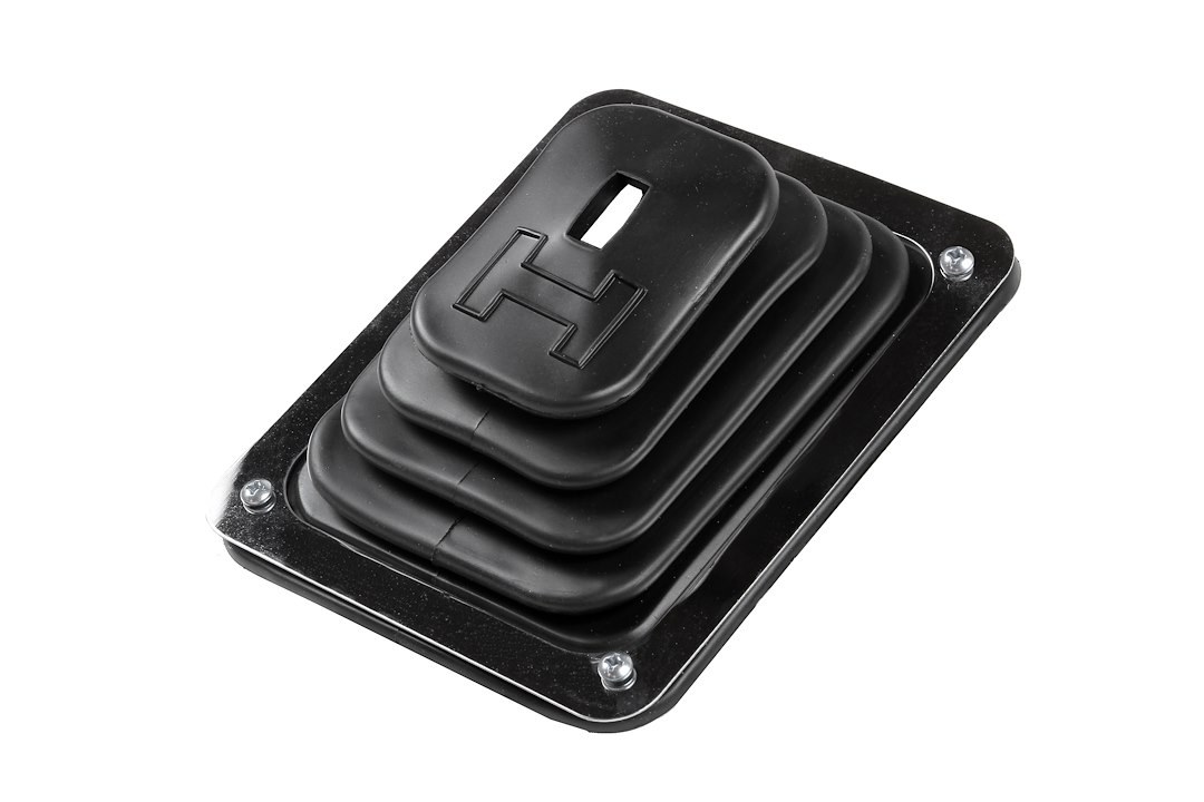 Hurst Inc. Shifter Boot, For Use with B4 Shifters, 6-1/2 Inch Length X 5-1/4 Inch Width X 5-1/2 Inch Height, Black, Rubber – 1144580