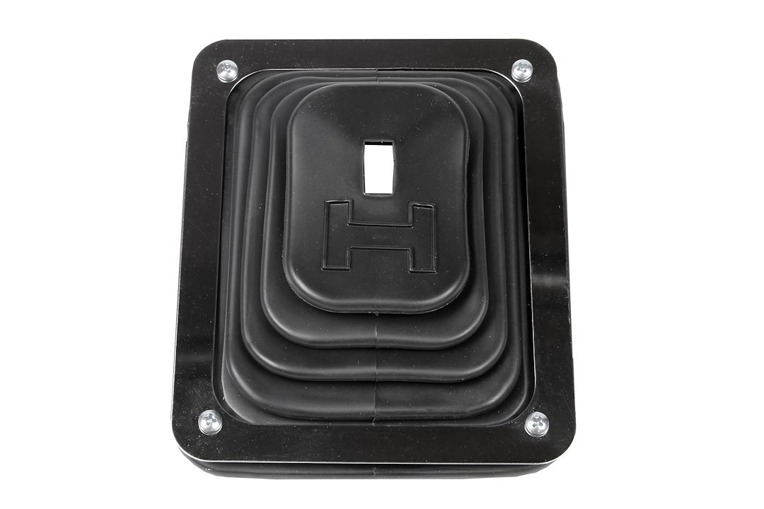 Hurst Inc. Shifter Boot, For Use with B4 Shifters, 6-1/2 Inch Length X 5-1/4 Inch Width X 5-1/2 Inch Height, Black, Rubber – 1144580