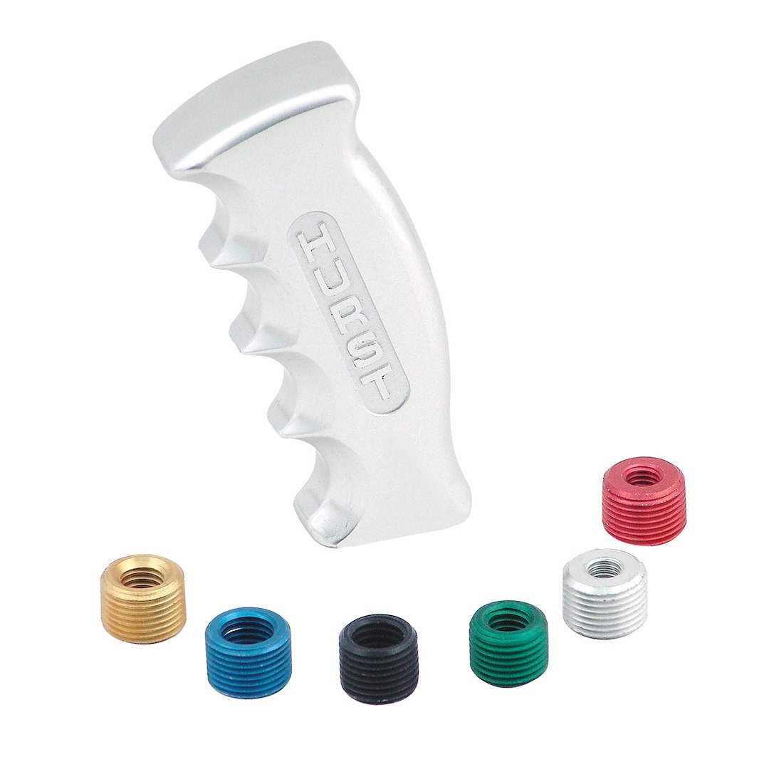 Hurst Inc. Manual Trans Shifter Knob, Threaded, SAE 3/8-16, 1/2-20/ Metric M10-1.25, M10-1.50, M12-1.25, M12-1.75, M16-1.50, T-Handle – 1531000