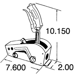 Hurst Inc. Auto Trans Shifter, Quarter Stick – 3162001