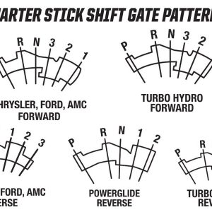 Hurst Inc. Auto Trans Shifter, Quarter Stick – 3162001