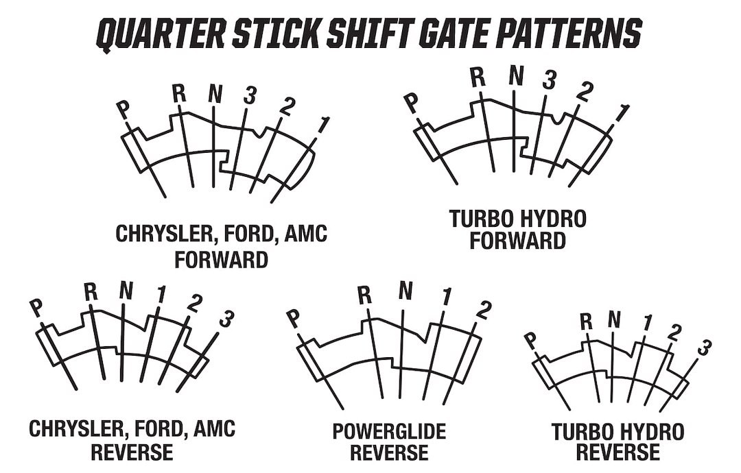 Hurst Inc. Auto Trans Shifter, Quarter Stick – 3162001