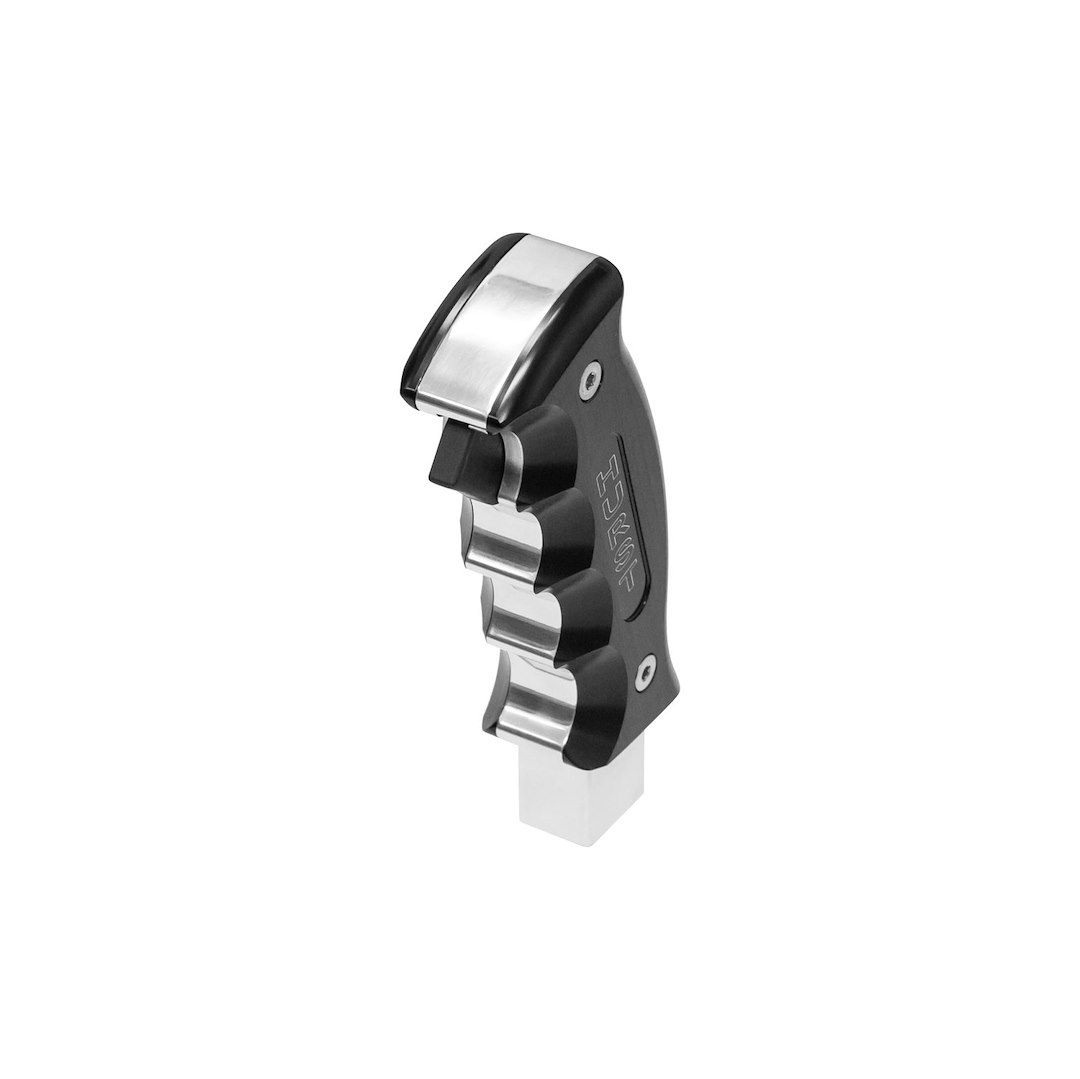 Hurst Inc. Auto Trans Shifter Lever, For Use with 2015-2016 Dodge Challenger, Pistol Grip, Aluminum, Polished/ Black, With Hurst Logo – 5380437