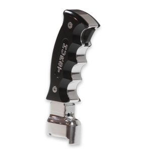 Hurst Inc. Auto Trans Shifter Lever, For Use with 2010-2015 Chevrolet Camaro, Billet/ Pistol Grip, Black Aluminum, With Hurst Logo – 5380438