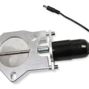 Hooker Exhaust Pipe Cutout, Electric Cut-Out, Stainless Steel, 2-1/2 Inch Inlet/ Outlet Diameter, Single, With Toggle Switch – 11056HKR